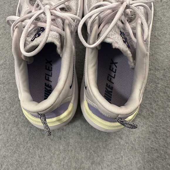 Nike Flex Run 2021 Iris Whisper Running Shoes Womens Size 8 Gray Lavender - Picture 11 of 14